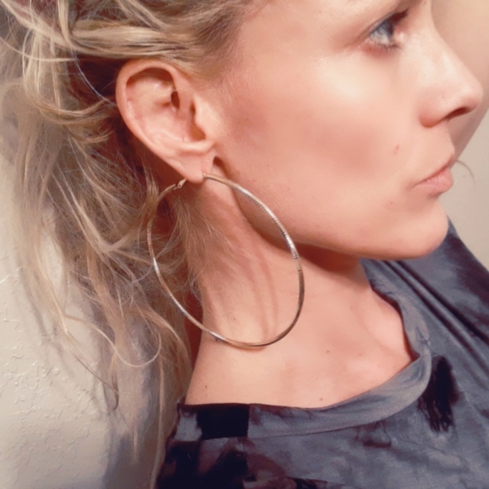 * Big Hoop Earrings * NEW *